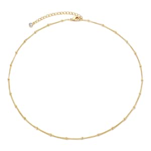 18K GOLD Plated Stainless Steel Necklace. Waterproof & Hypoallergenic