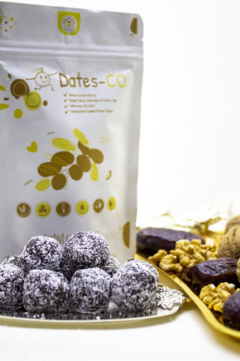 Vegan Dates Bliss Balls, Sun Dried Dates Balls, Healthy Snacks