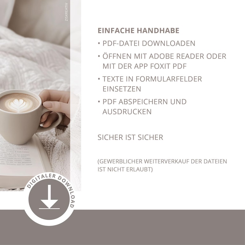 Emergency Folder PDF (Fillable) - Family Planning & Digital Legacy - Document Organization Template (German) - 50+ Pages image 2