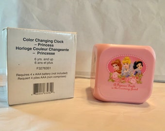 Disney Princess Color Changing Digital Clock