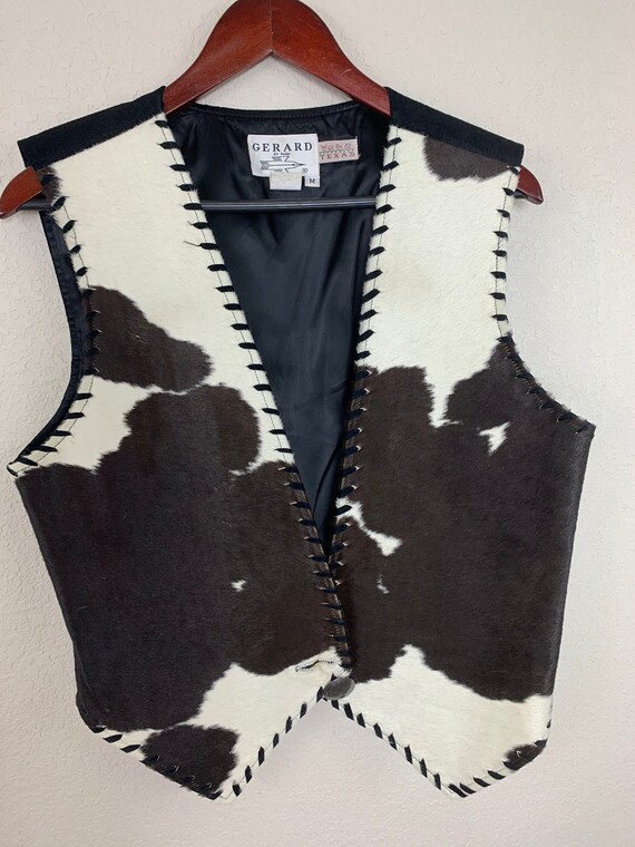 cowhide vest