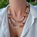 Head Turner Statement Mix Pearl Layer Necklace Set