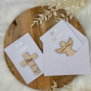 Doopkaart, doopkaart gepersonaliseerd met naam, vouwkaart doop, gepersonaliseerde cadeaukaart, doopcadeau