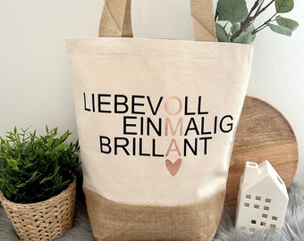 Bag, shopping bag, jute bag grandma