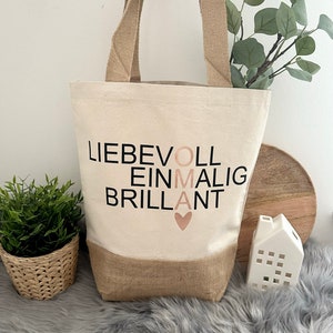 Tasche Einkaufstasche Jutetasche Tante Geschenkidee für Tante Beste Tante Geschenk Tante Tasche Bild 4