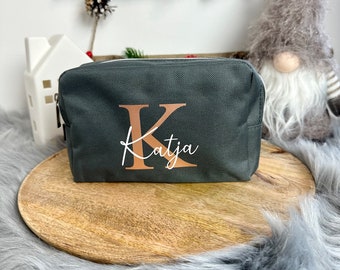 Personalized Cosmetic Bag - Makeup Bag with Name - Travel Organizer with Name - Birthday Gift for Women