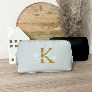 Kosmetiktasche mit Namen  - Kulturbeutel - Personalisierte Kosmetiktasche mit Name  - Schminktasche - Geburtstag  - Kulturtasche - Beautybag
