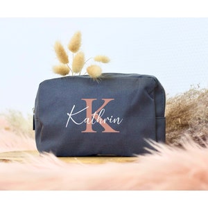 Personalisierte Kosmetiktasche - Tasche mit Namen - Kulturbeutel - Geschenk Valentinstag - Muttertag - Reiseorganizer