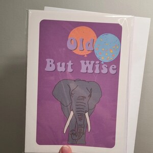 Birthday- Anniversary - engagement -  Elephant Card - Gifts For Her - Gifts for him