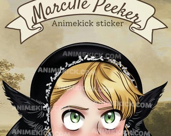 Delicious in Dungeon Marcille Peeker Sticker| Dungeon Meshi