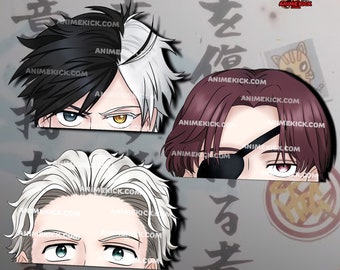 Wind breaker Haruka Sakura , Umemiya , Suo Peeker Stickers | Wind  breaker | Bofurin
