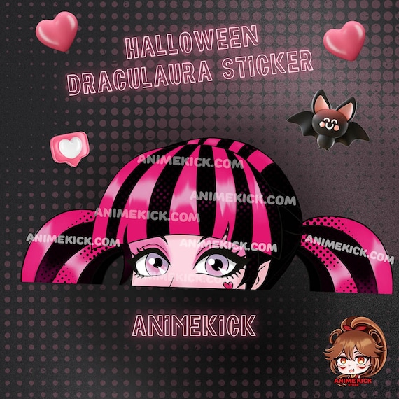 Draculaura Peeker Sticker |Monster High Draculaura Sticker