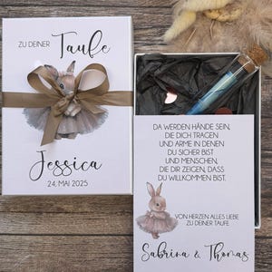 Taufe Geschenk zur Taufe personalisiert, Geldgeschenk, Gutscheinbox, Geschenkverpackung