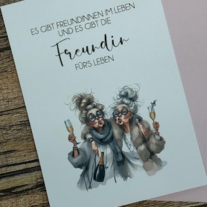 Karte beste Freundin