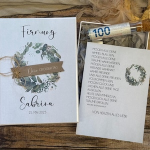 Firmung, Kommunion, Konfirmation, personalisiert, Geschenkbox Kommunion, Geschenk Firmung, Geschenkbox, Geldgeschenk