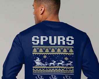 Tottenham Christmas Jumper Sweatshirt, Unisex Stylish Fit