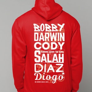 Liverpool hoodie, Mo Salah, Cody Gakpo, Liverpool Sweatshirt, Liverpool FC Gift