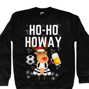 Newcastle Christmas Jumper, Unisex stylish fit, Ringspun cotton and polyester