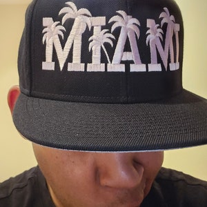 Miami embroidered Snapback Cap