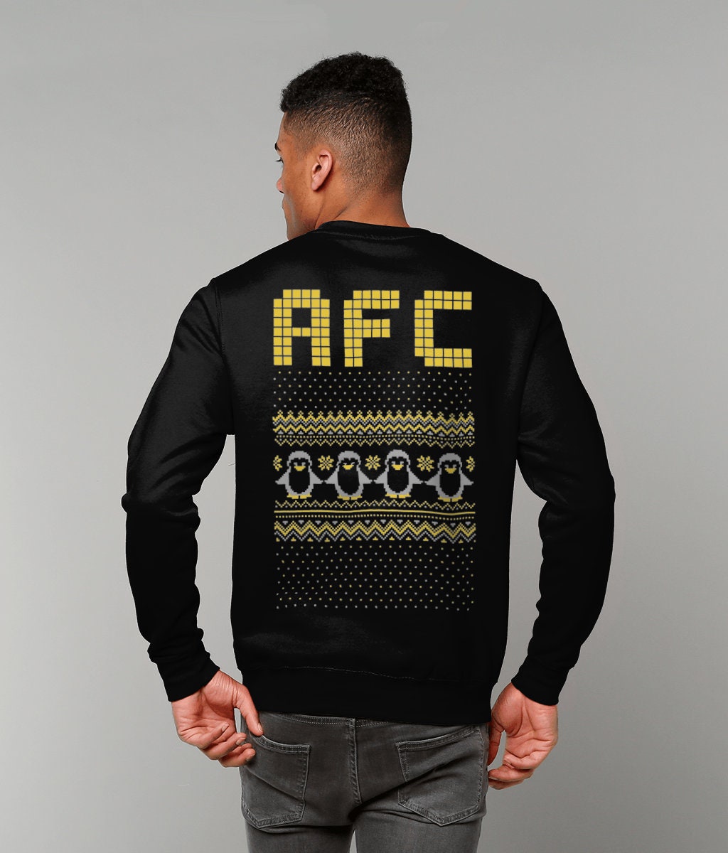 Arsenal FC Christmas Jumper Unisex Stylish Fit Ringspun Etsy UK