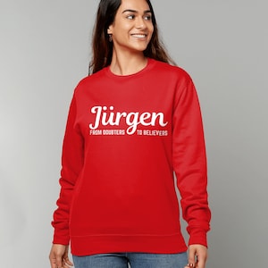 Liverpool Klopp sweatshirt, Unisex stylish fit, Ringspun cotton and polyester