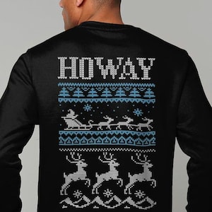 Newcastle Christmas Jumper, Newcastle sweatshirt, Unisex stylish fit, Double sided printed design