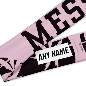 Miami Messi personalised headband for Inter Miami fan gift for Miami Soccer fan