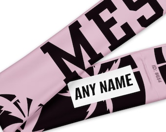 Miami Messi personalised headband for Inter Miami fan gift for Miami Soccer fan