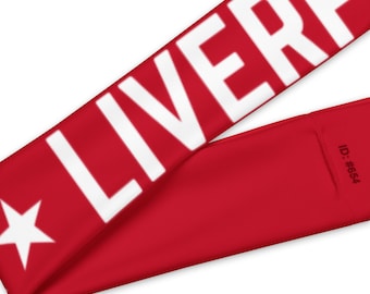 Liverpool Headband – Stretchy LFC Hairband for Kids & Adults | Polyester Spandex