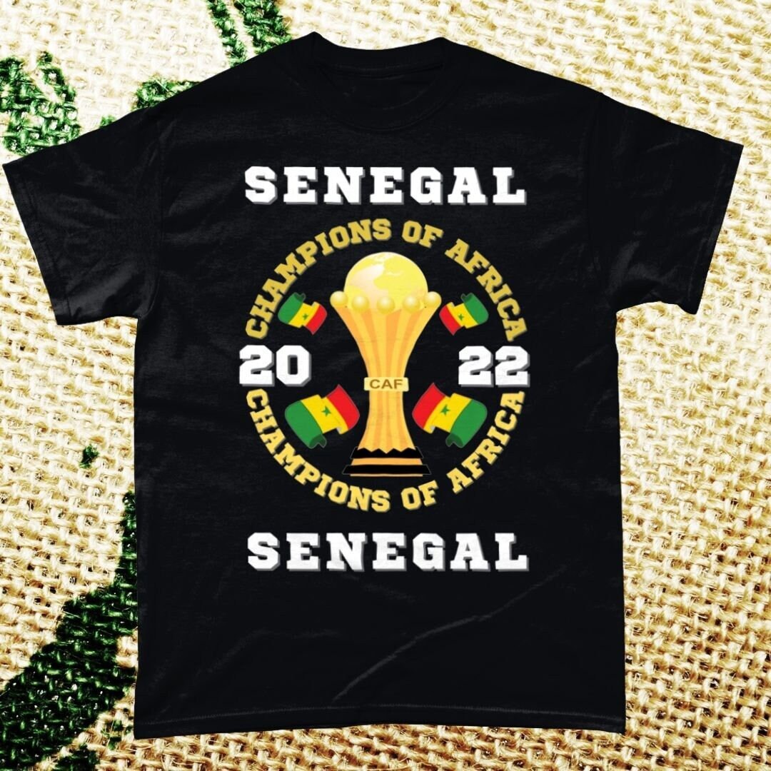 Senegal AFCON champions T-shirt, 2022 Africa Cup of Nations, Unisex T-shirt