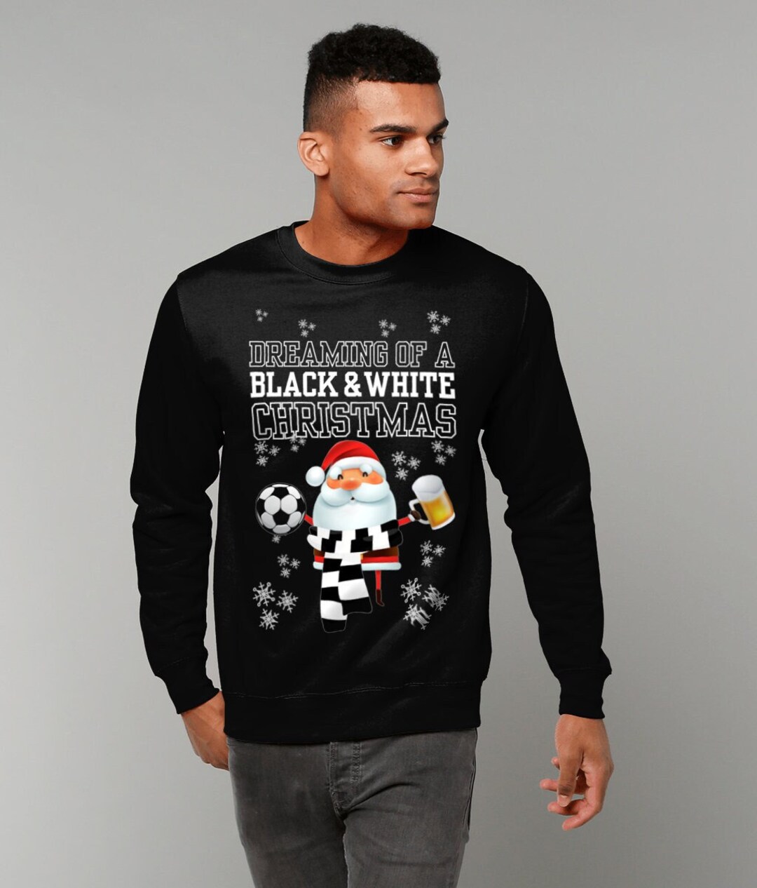 Newcastle Christmas Jumper Sweatshirt, Unisex Stylish Fit, Ringspun Cotton and Polyester Etsy UK