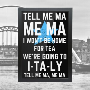 Newcastle framed A2 poster, NUFC champions league, perfect for man cave or lounge