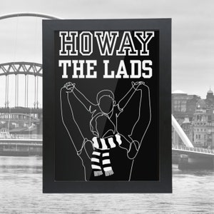 Newcastle Framed A4 Matte print