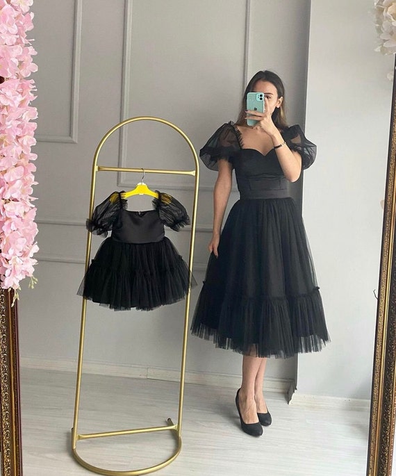 black tutu party dress