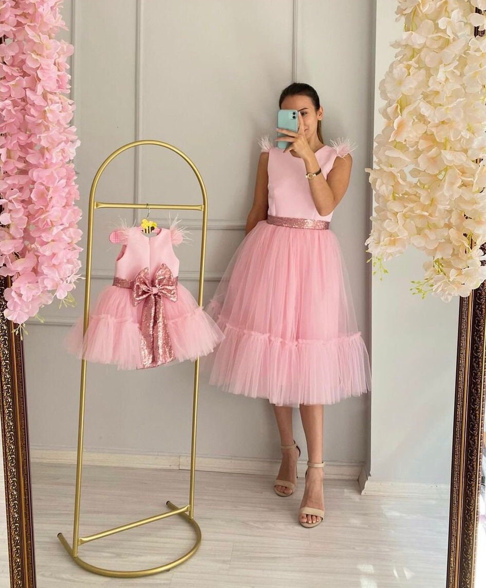 Mother Daughter Matching Dusty Rose 