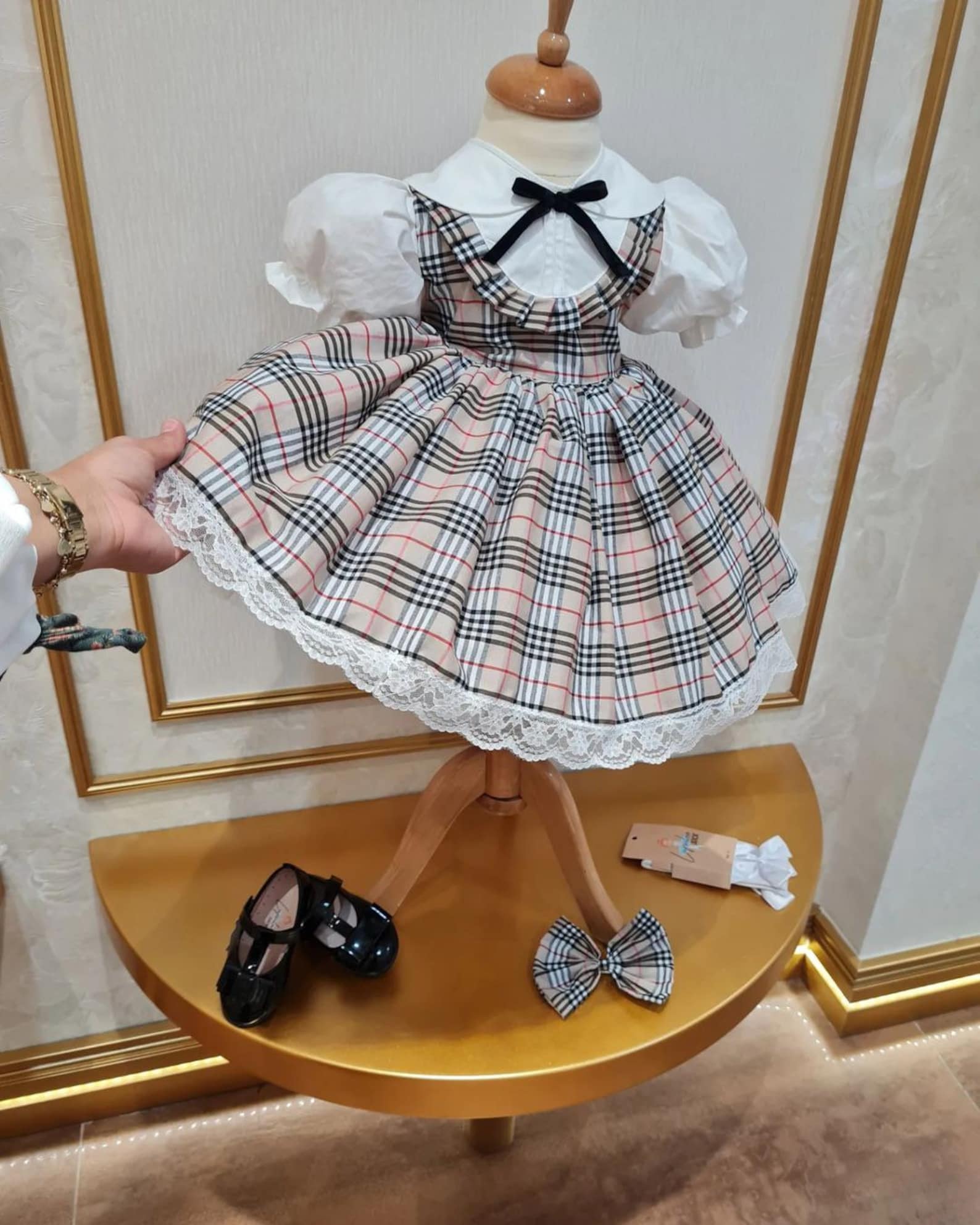 Retro Girl Dress Classic Baby Girl Vintage Dress Dress for Etsy