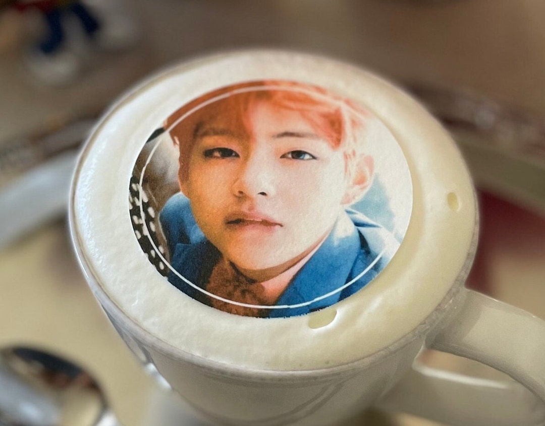 BTS Coffee BTS Young Forever Custom Edible Drink Toppers Confetti for