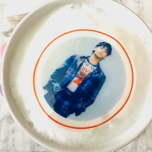Edible Toppers –Custom BTS Jungkook Vogue Kpop Wafer Paper Party Dessert Cake Drink Decorations for Birthdays and Army themed Fan Events