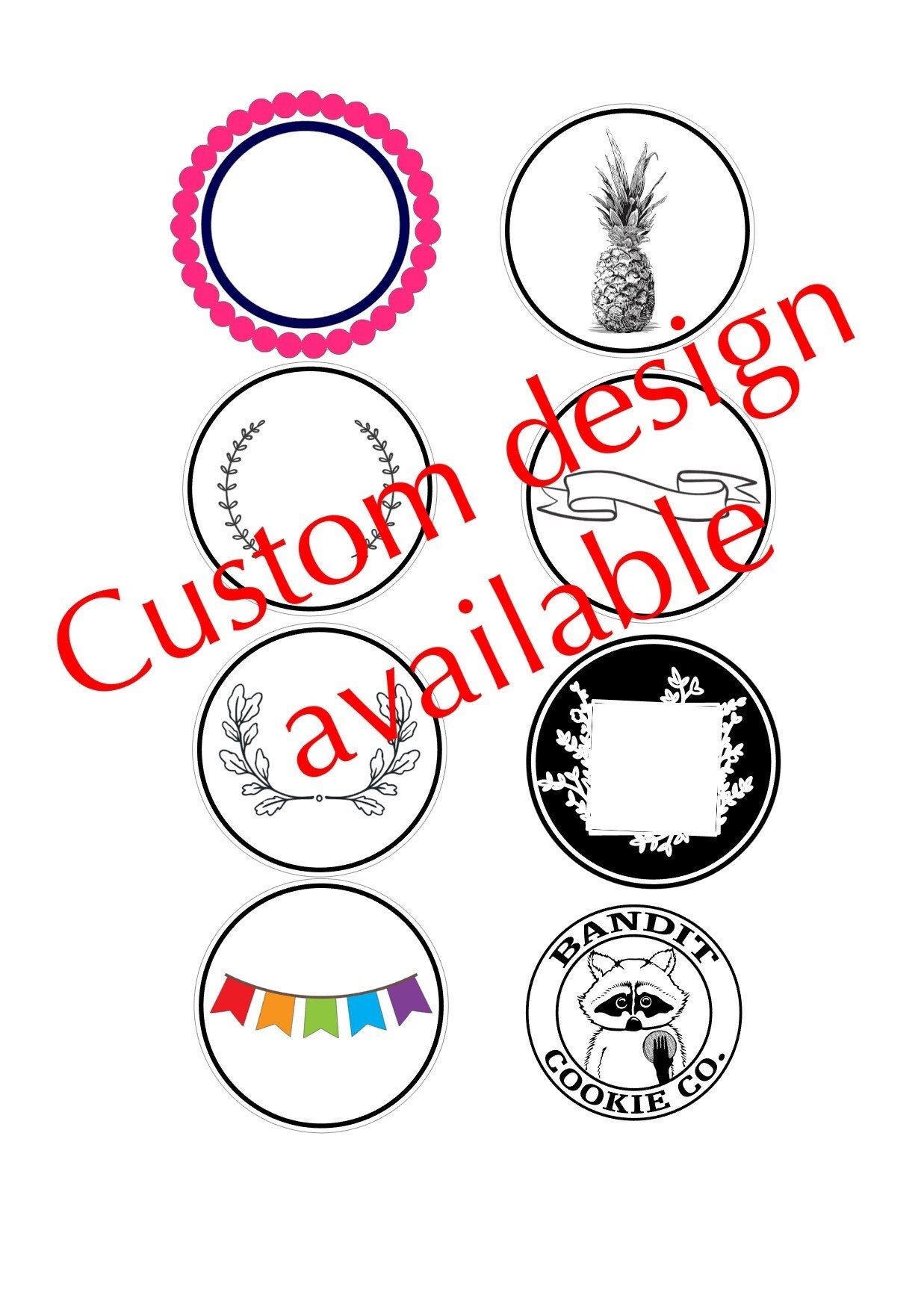 12 Custom Edible 2 DRINK Toppers, Circle Cocktail Topper, Edible Coffee  Image, Custom Edible Topper, Edible Photo, Custom Edible Image 