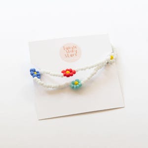 Flower Beads Necklace | Multi-colors
