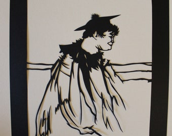Paper cut, papercut, Le havre, Toulouse Lautrec