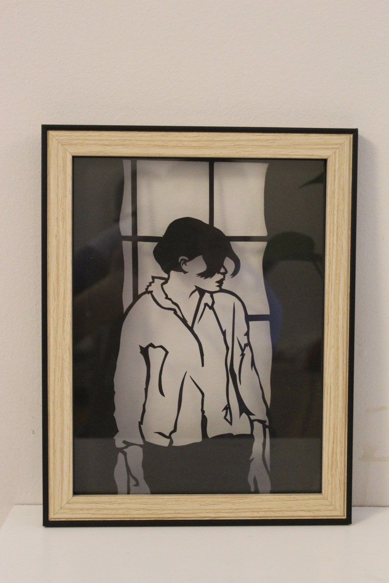 Toulouse Lautrec Montrouge, Paper cut, papercut, by hand image 3