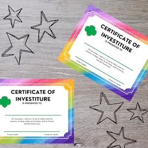 Certificate of Rededication/Investiture