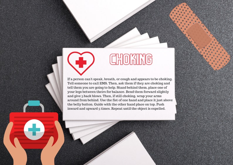 First Aid Flash Cards image 1