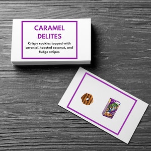 2023 Girl Scout ABC Kekse Lernkarten