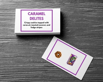 2023 Girl Scout ABC Cookies Flash Cards