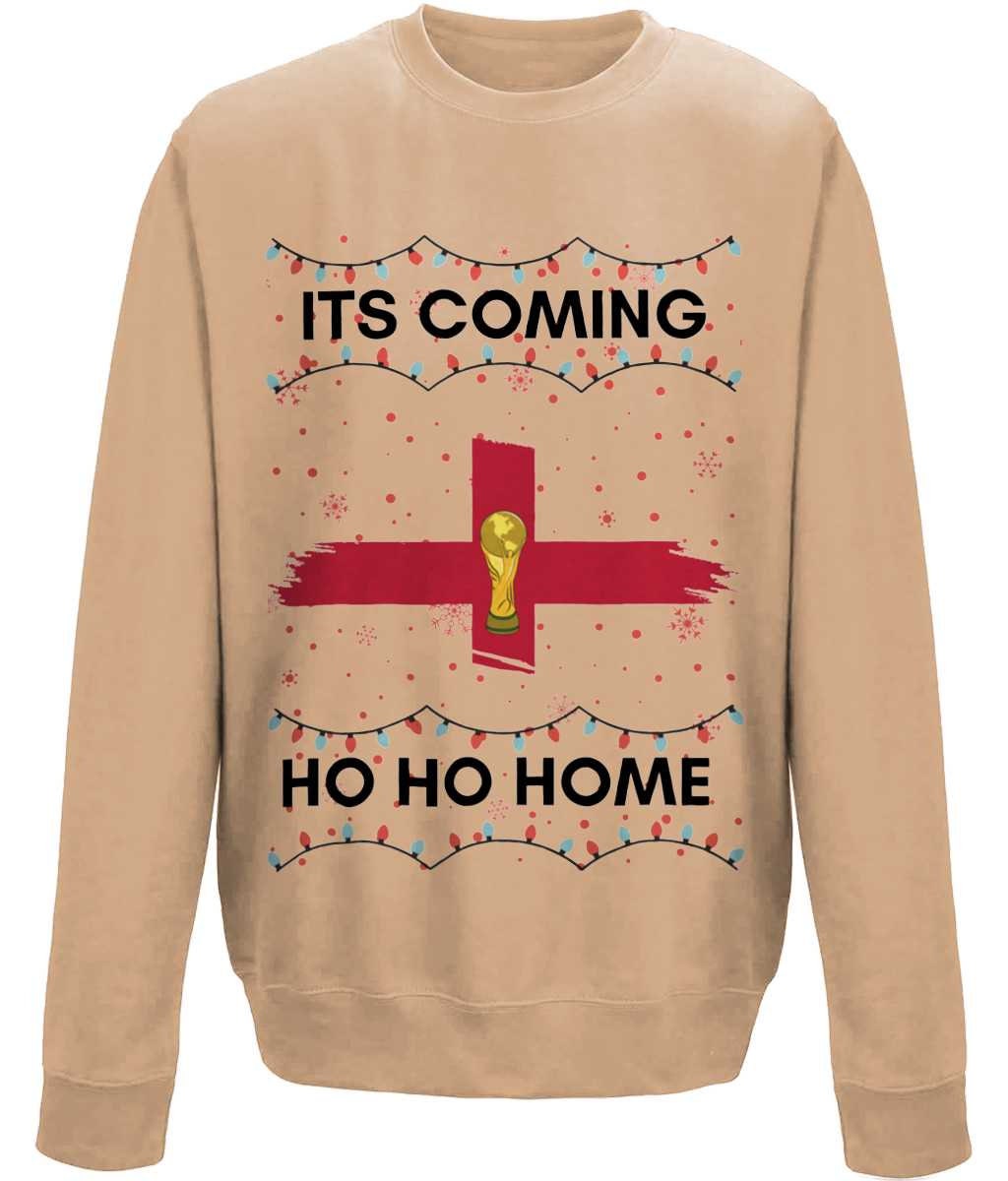 England Football Its Coming Ho Ho Home Christmas Xmas Jumper Etsy UK