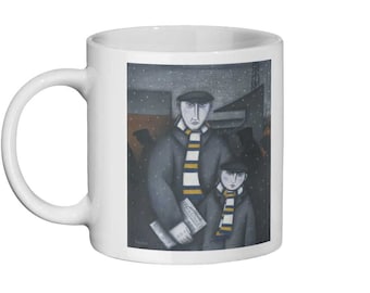 Leeds United Mug - Dad and Lad Leeds United design for gifts - Mugs for him/her supporters