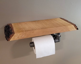 toilet paper holder shelf