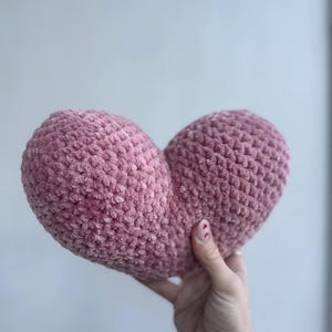 Velvet Heart Pillow Decor